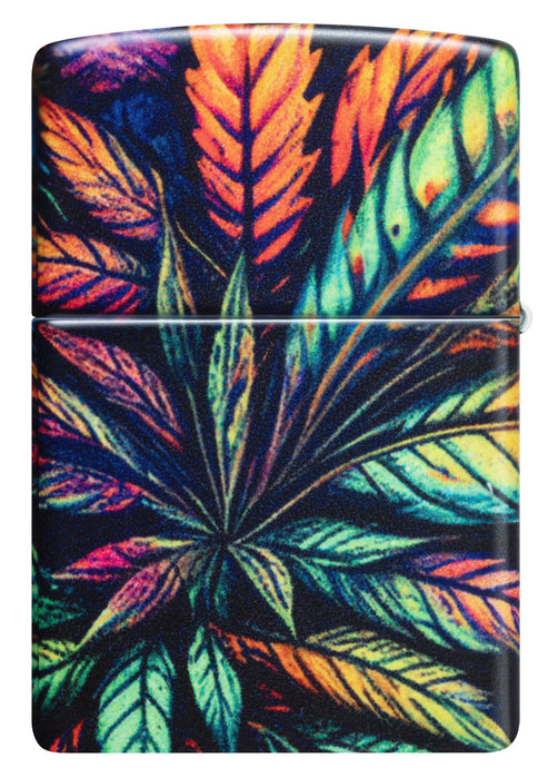 Zippo Cannabis Camo Design, 540 Matte Finish Lighter #46594