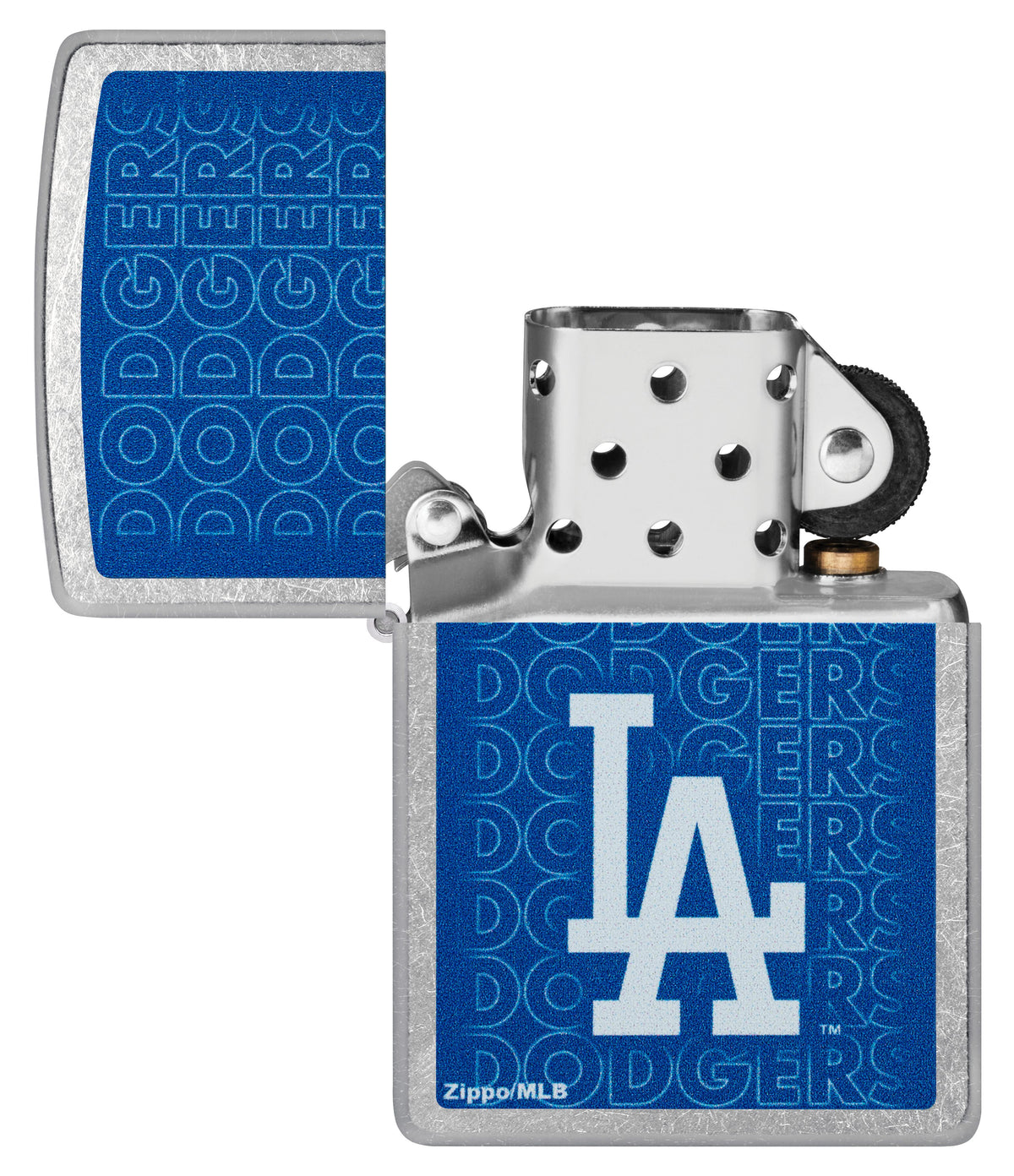 Zippo MLB Los Angeles Dodgers, Street Chrome Lighter #46543