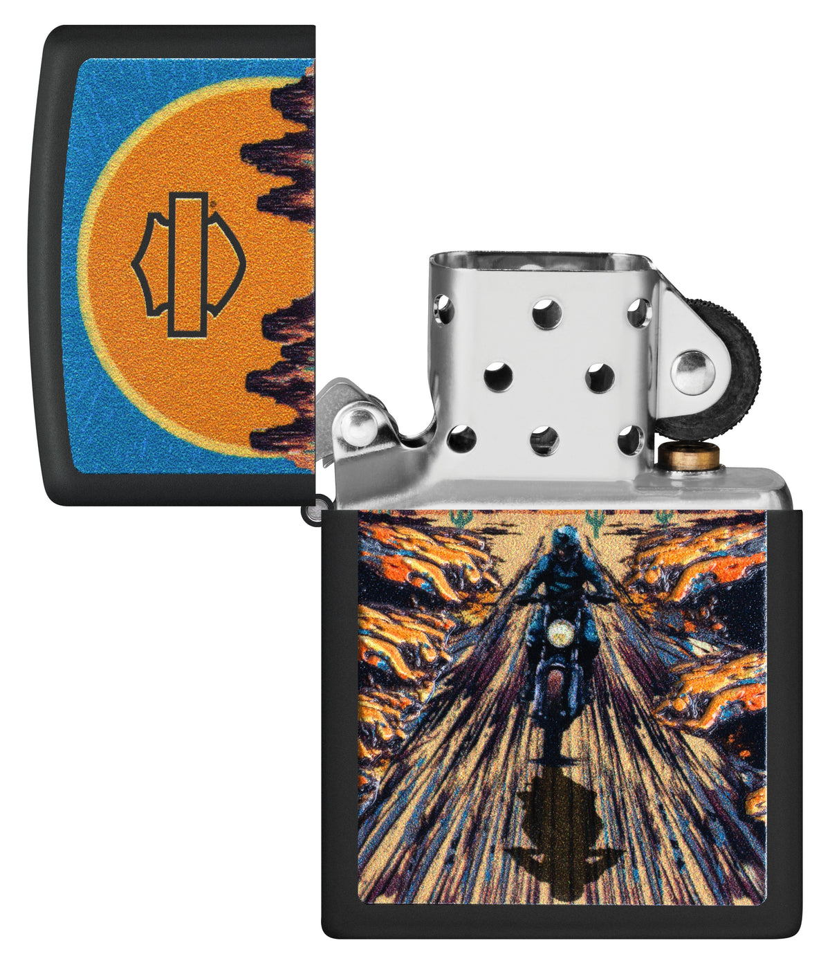 Zippo Harley-Davidson Desert Ride, Black Matte Lighter #46861
