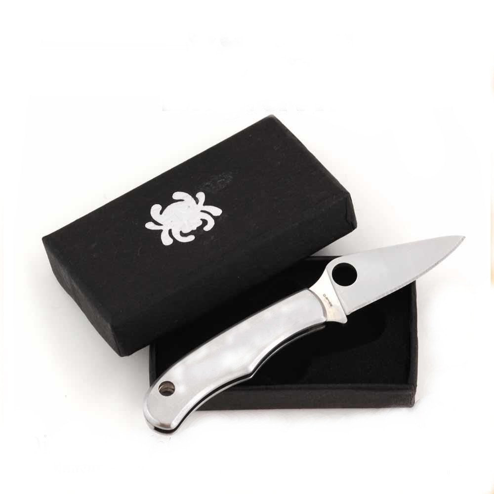 Spyderco Bug Micro-Size Folding Knife, Stainless Steel, SlipJoint #C133P