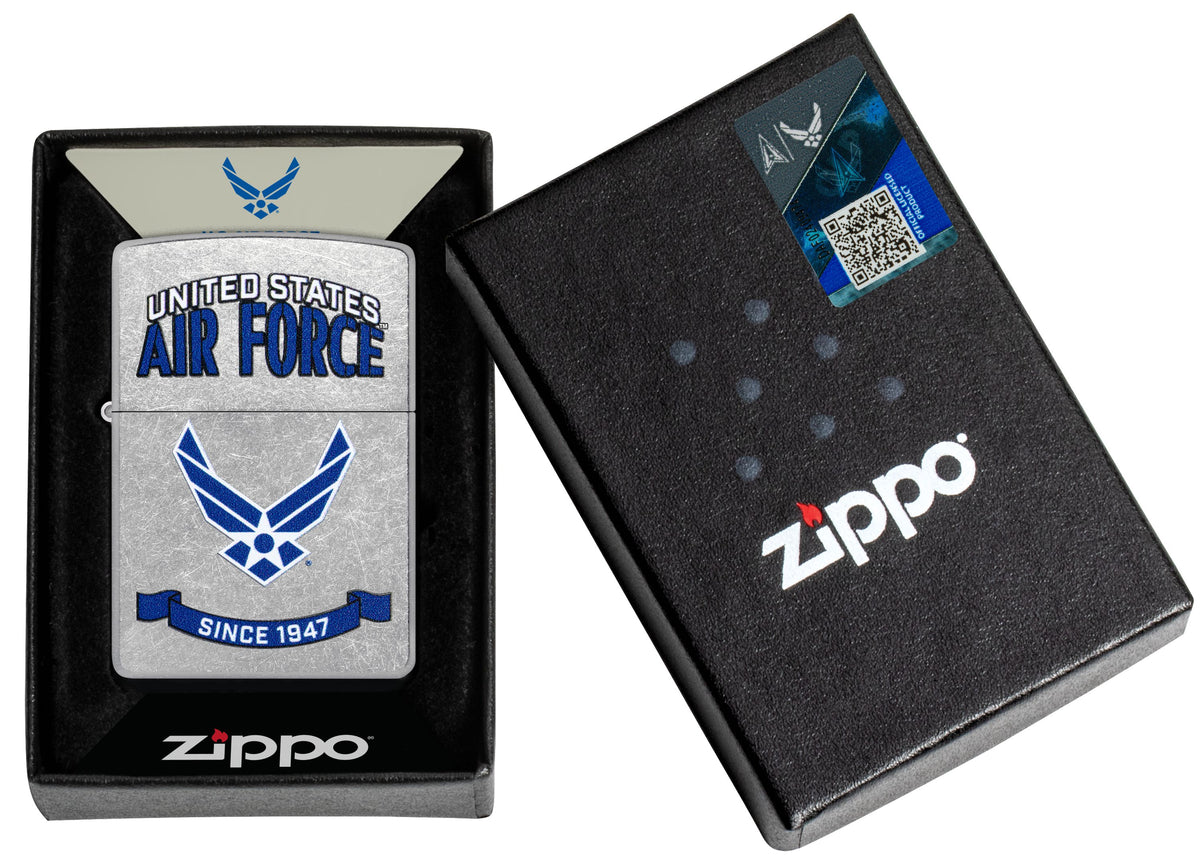 Zippo US Air Force, Street Chrome Lighter #47089