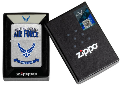 Zippo US Air Force, Street Chrome Lighter #47089