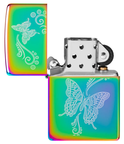 Zippo Butterfly Design, Multi Color Lighter #46125