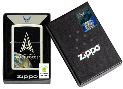 Zippo US Military Space Force, Glow in the Dark Lighter #46421