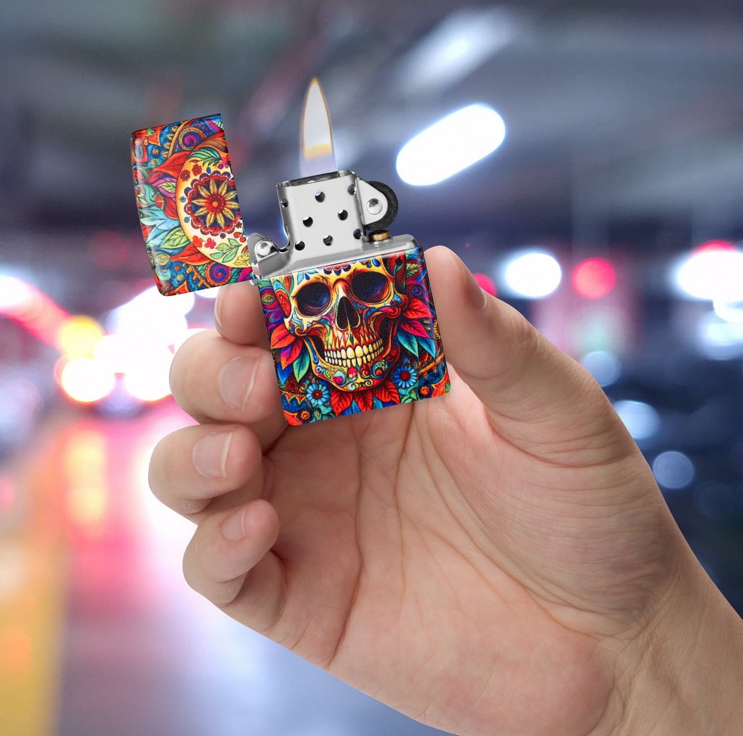 Zippo Sugar Skull, 540° Matte Lighter #47263