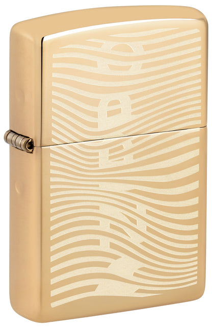 Zippo Rolling Tray and Lighter Gift Set, High Polish Brass #47300