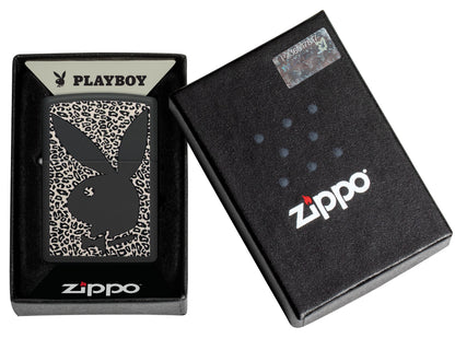 Zippo Playboy, Black Matte Lighter #47394