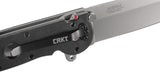 CRKT Tanto Large, AUS 8 Steel, 3.8" Plain Edge Folding Blade #M16-04Z