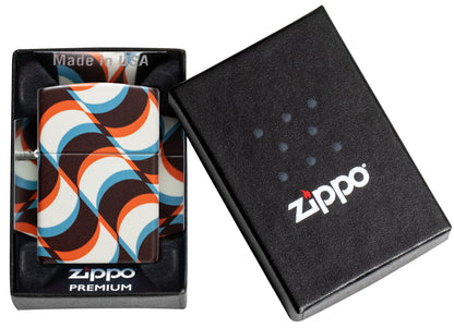 Zippo Funky Pattern Design, 540 Matte Color Lighter #46566