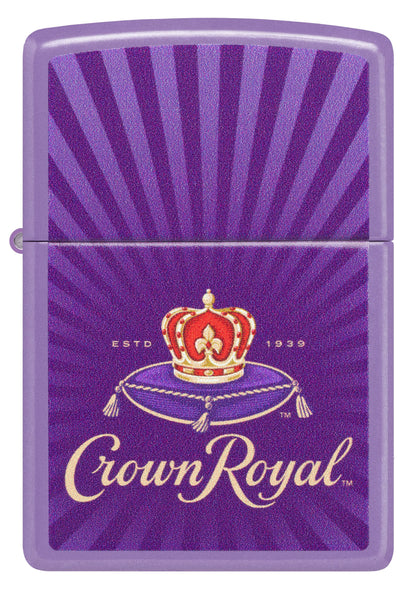 Zippo Crown Royal, Smoky Lavender Lighter #47399