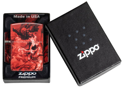 Zippo Horror Skull 540 Color Design Matte Lighter #48772