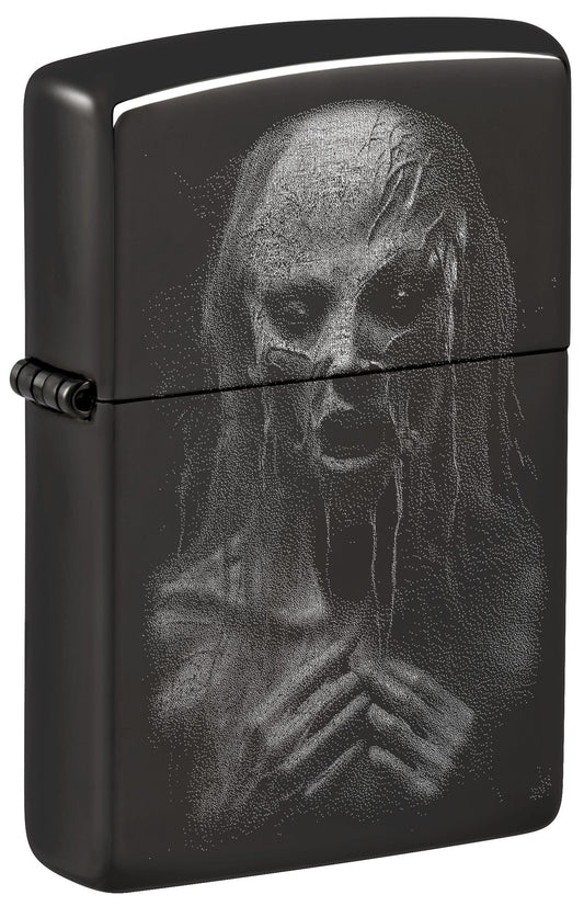 Zippo Zombie Monster Design, High Polish Black Lighter #46292