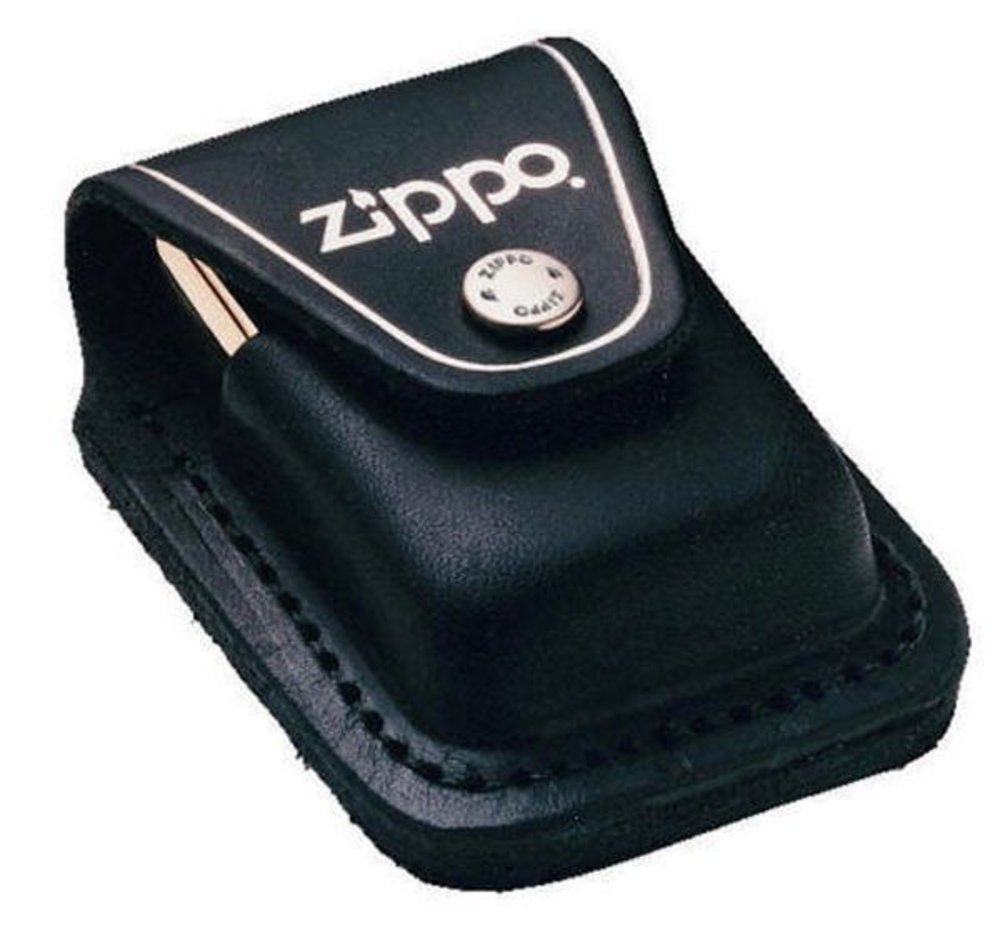 Zippo Poison & Roses Black Ice Lighter & Black Leather Pouch Gift Set