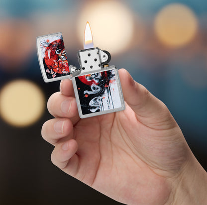 Zippo Tiger Blossom, Street Chrome Lighter #47439