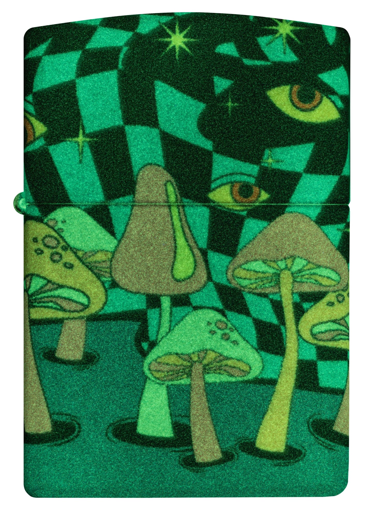 Zippo Mushrooms Design, Glow in the Dark 540 Lighter #46564