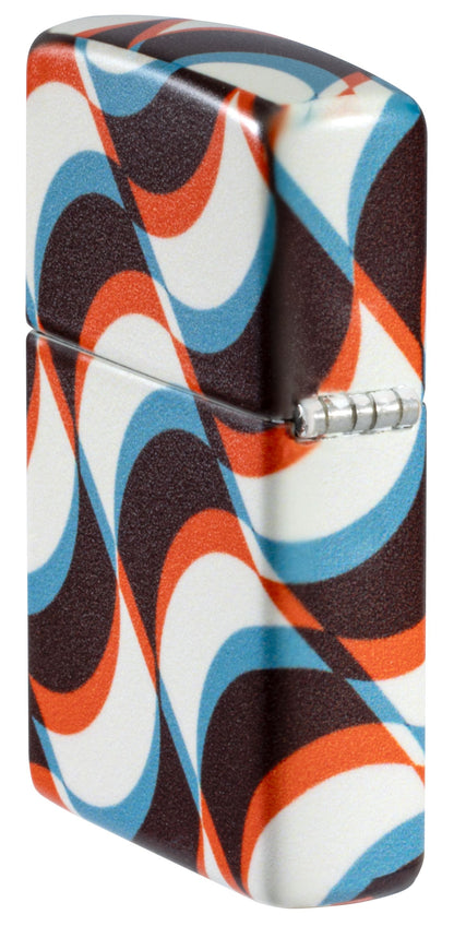 Zippo Funky Pattern Design, 540 Matte Color Lighter #46566