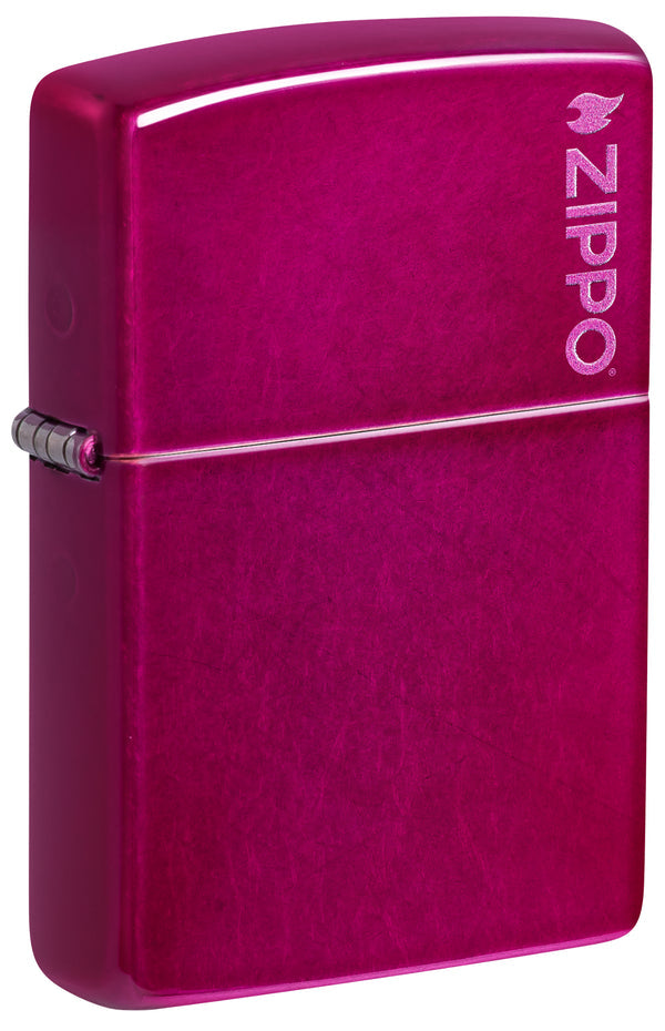 Zippo Classic Candy Raspberry Base Model with Logo Lighter #24003ZL