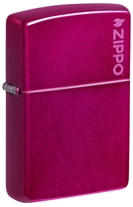 Zippo Classic Candy Raspberry Base Model with Logo Lighter #24003ZL