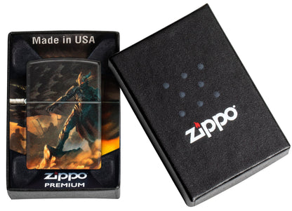 Zippo Knight and Dragon Design, 540 Matte Lighter #46284