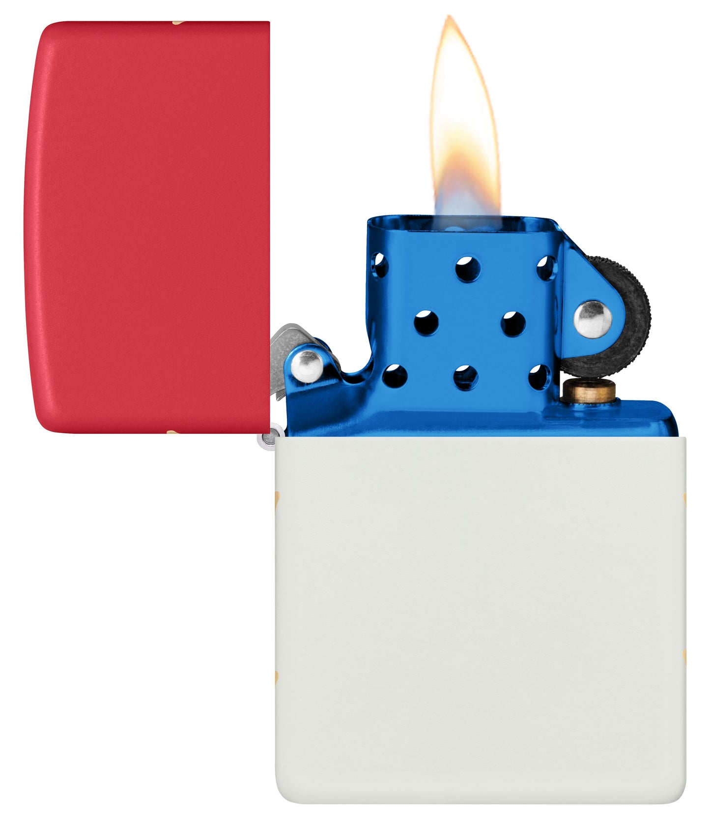 Zippo USA 250th Anniversary Engraved, Red/White Matte Lighter #47295