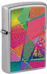 Zippo Retro Pattern Color Image Design, Street Chrome Lighter #48498