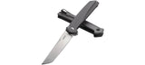 CRKT Helical, 3.5" Plain Edge Blade, 8Cr13MoV Steel, 6061 Alum. Handle #K500GXP
