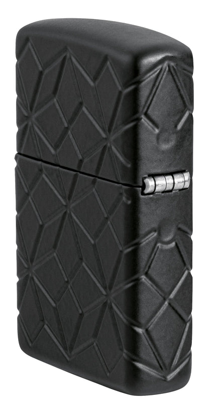 Zippo Armor Crystal Design Black Matte Crystal Attached #46756