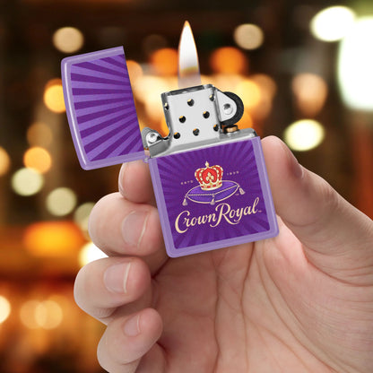 Zippo Crown Royal, Smoky Lavender Lighter #47399