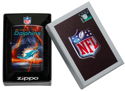 Zippo Miami Dolphins Football Team, 540 Matte Lighter #46513