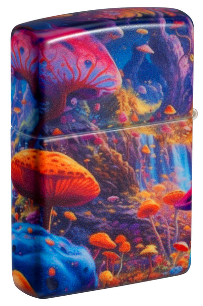 Zippo Mushroom Forest Design, 540 Matte Lighter #46433