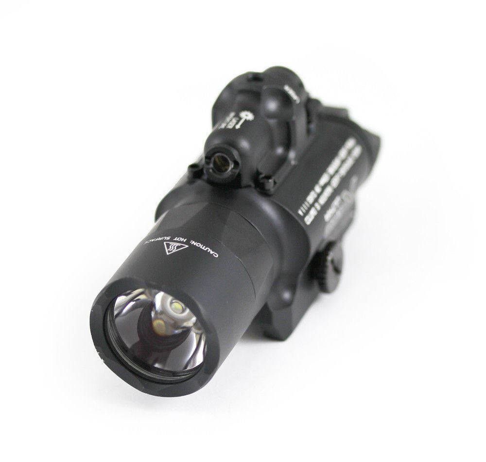 Surefire X400 Ultra w/ Red Laser, 500 Lumens LED WeaponLight Tactical #X400U-A-RD