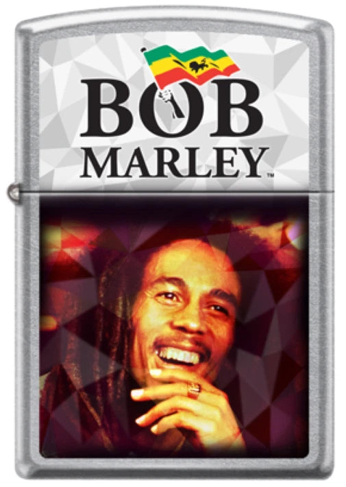 Zippo Bob Marley Design, Street Chrome Lighter #46994