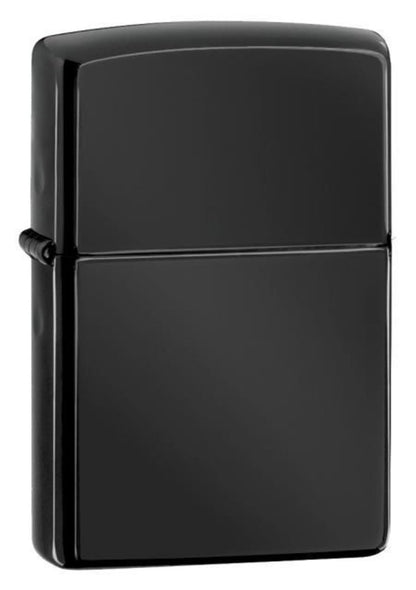 Zippo Classic High Polish Black Base Model Lighter #24756