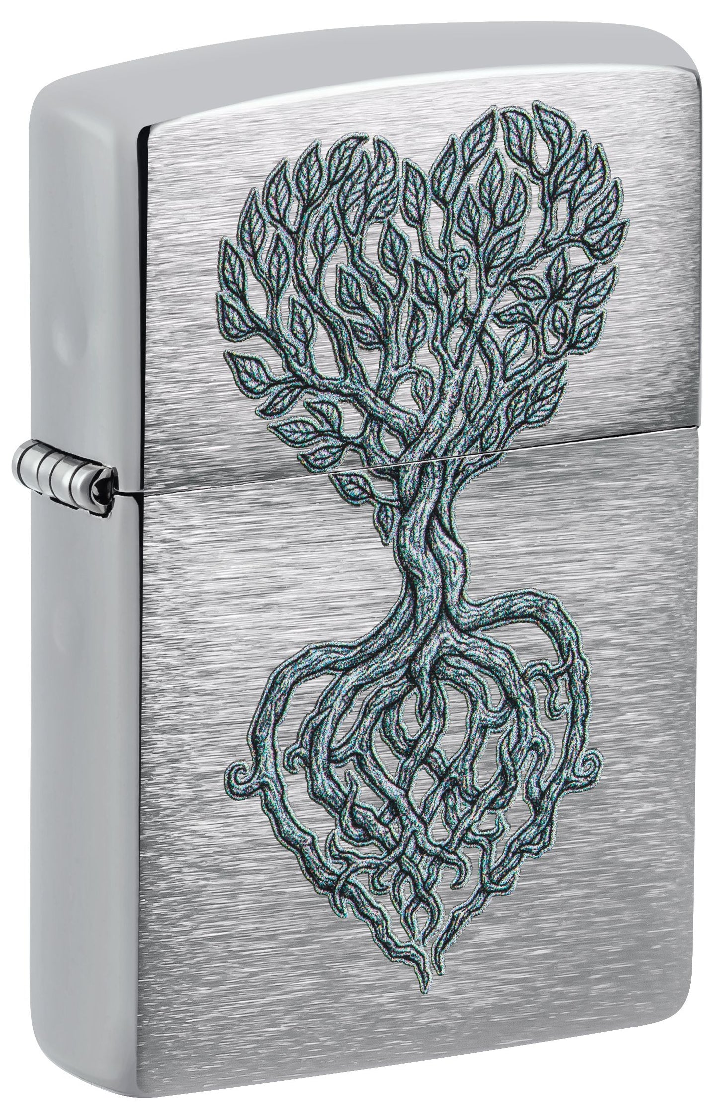 Zippo Love Design, Brushed Chrome Lighter #46232