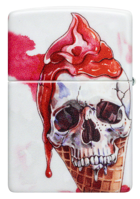 Zippo I Scream Cone Design, 540 Matte Finish Lighter #46748