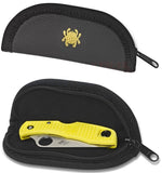 Spyderco Large Travel Case for Knives up to 6", Black, 9000701 #C12C