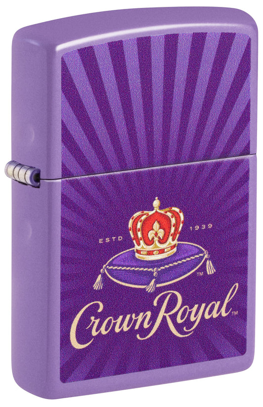 Zippo Crown Royal, Smoky Lavender Lighter #47399