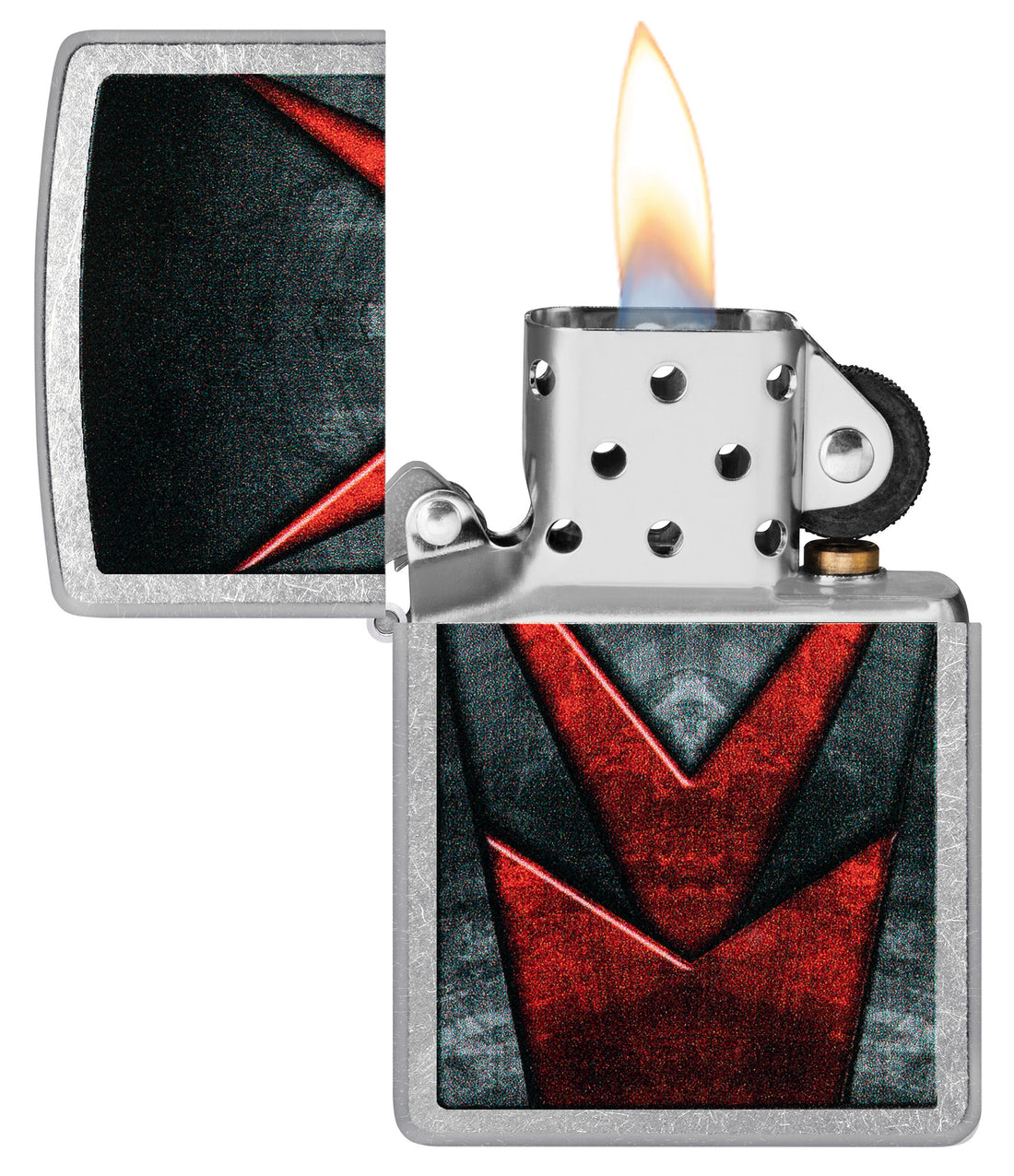 Zippo Metallic Pattern Design, Street Chrome Lighter #46163