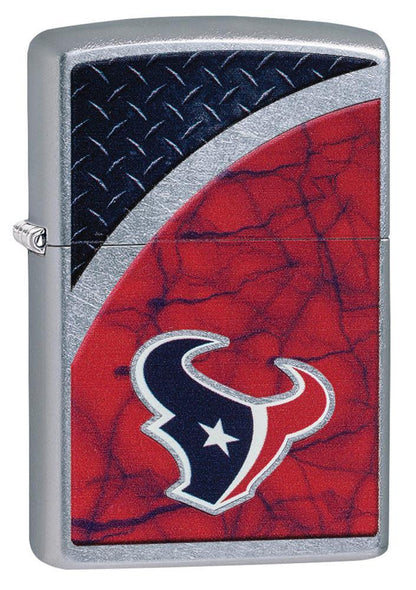Zippo NFL Houston Texans Football Team, Street Chrome Lighter #29363