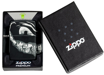 Zippo Venomous Devil Dance Design, 540 Glow in the Dark Lighter #46268