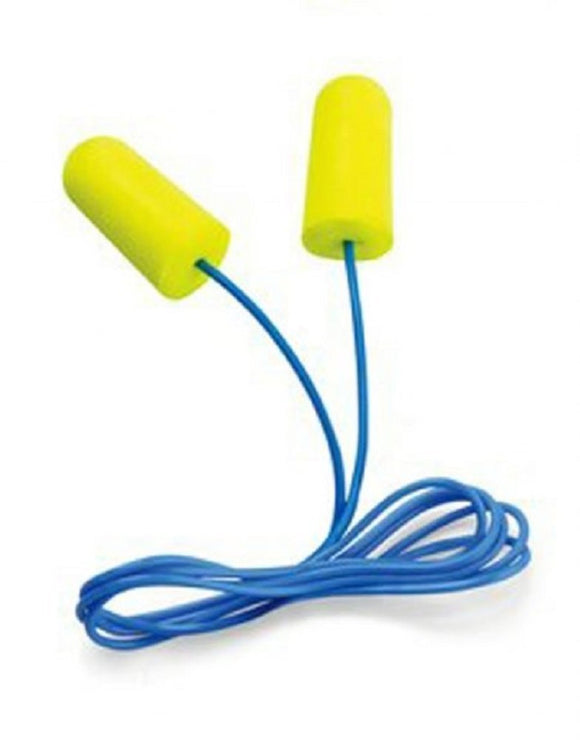3M Peltor Sport Blasts Disposable Earplugs, Corded, 2-Pair, Neon Yellow #97081