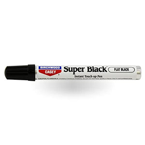 Birchwood Casey Long-Lasting Fast-Drying Super Black Touch-Up Pen for Deep Scratches and Worn Areas, FLAT BLACK, 0.33 OUNCE