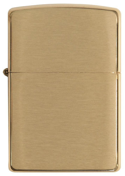 Zippo Classic Brushed Brass Finish, Base Model Lighter #204B