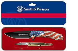 Smith and Wesson CK400L Knife with Bullet Knife Combo Pack #1200645