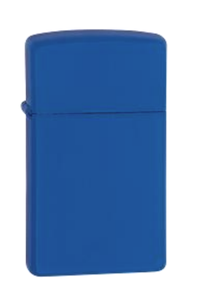 Zippo Slim Royal Blue Matte Lighter #1630