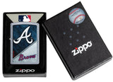 Zippo MLB Atlanta Braves Baseball Team, Street Chrome Lighter #49723