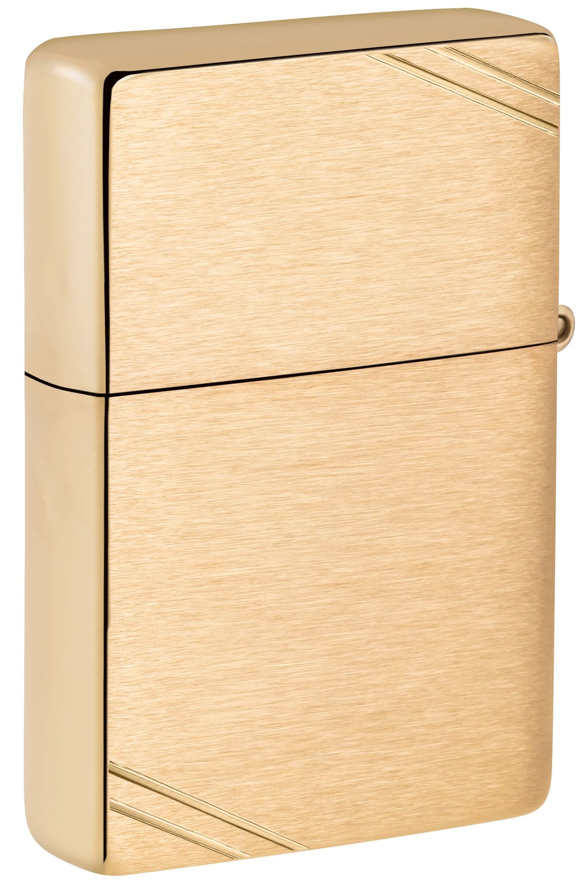 Zippo Vintage Skull, Brushed Brass Lighter #47262