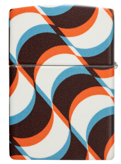 Zippo Funky Pattern Design, 540 Matte Color Lighter #46566