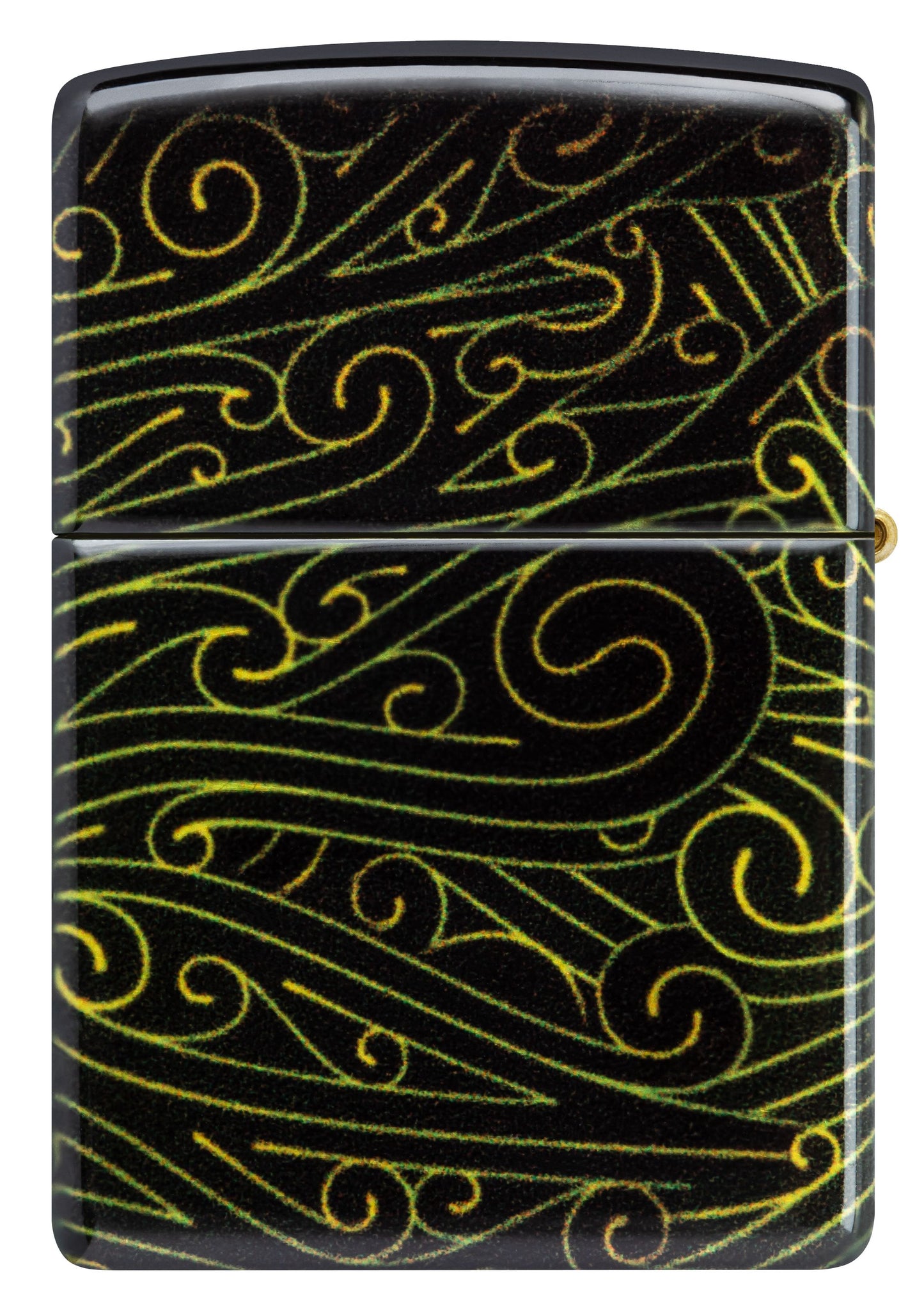 Zippo Cannabis Design, 540 Tumbled Brass Fusion Lighter #46276