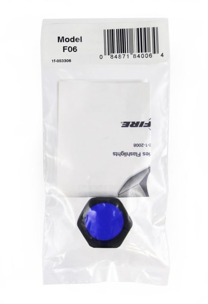 Surefire Blue Filter, For:All Flashlights, w/1.0" Diameter Bezels #F06